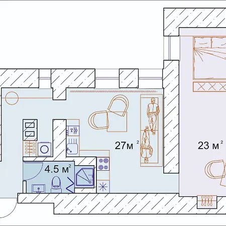 Elizabetes Appartments リガ